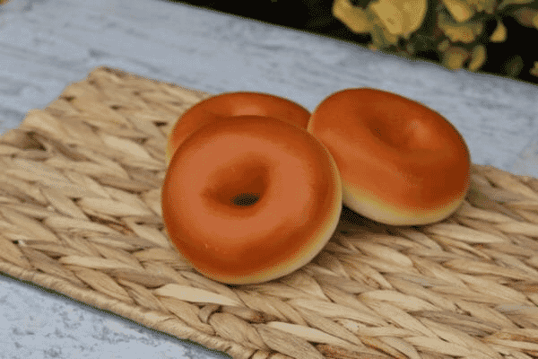 Bagels - Set of 3 Whole Fake Bagels
