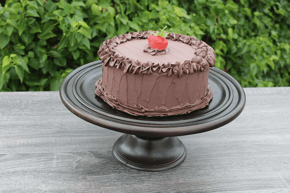 Fake Large Chocolate Frosted Cake