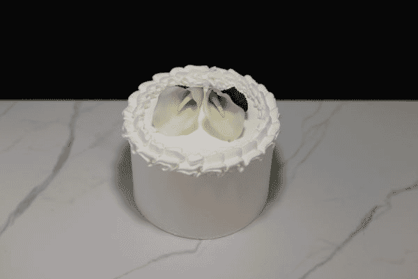 Fake Wedding Cake 7" Top Tier