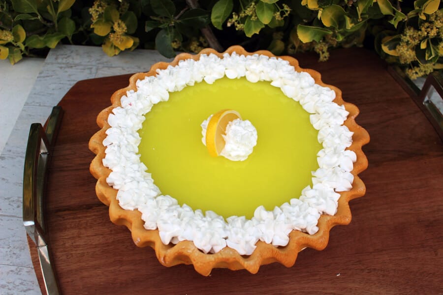 Fake 9" Lemon Pie