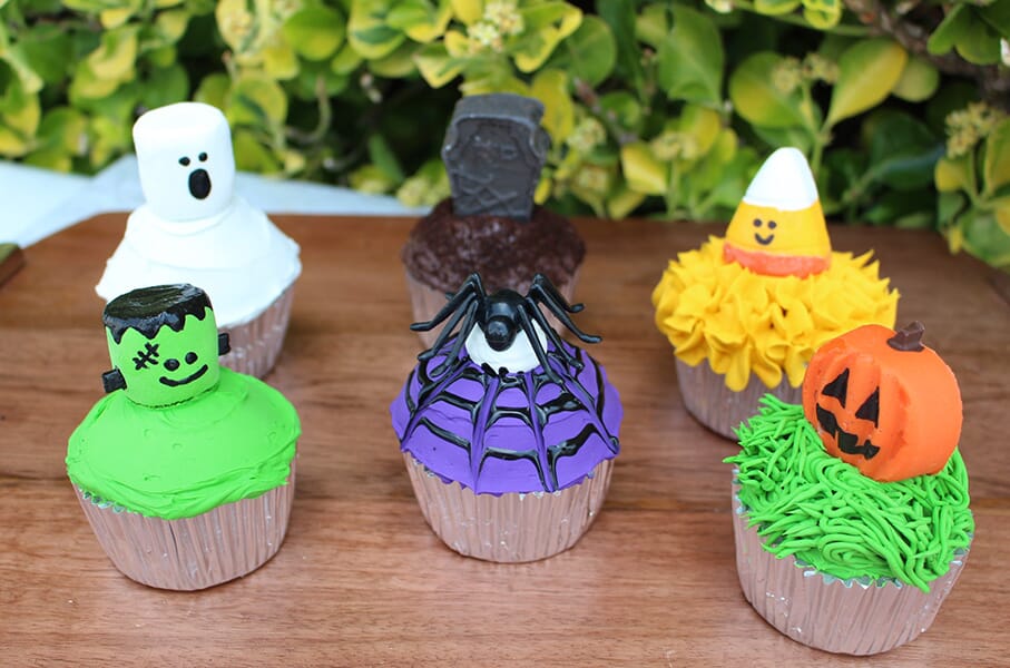 Fake Halloween Cupcakes (Set of 6)