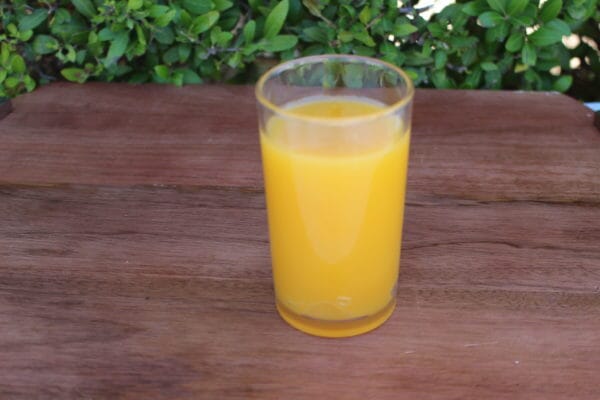 Fake Glass of Orange Juice