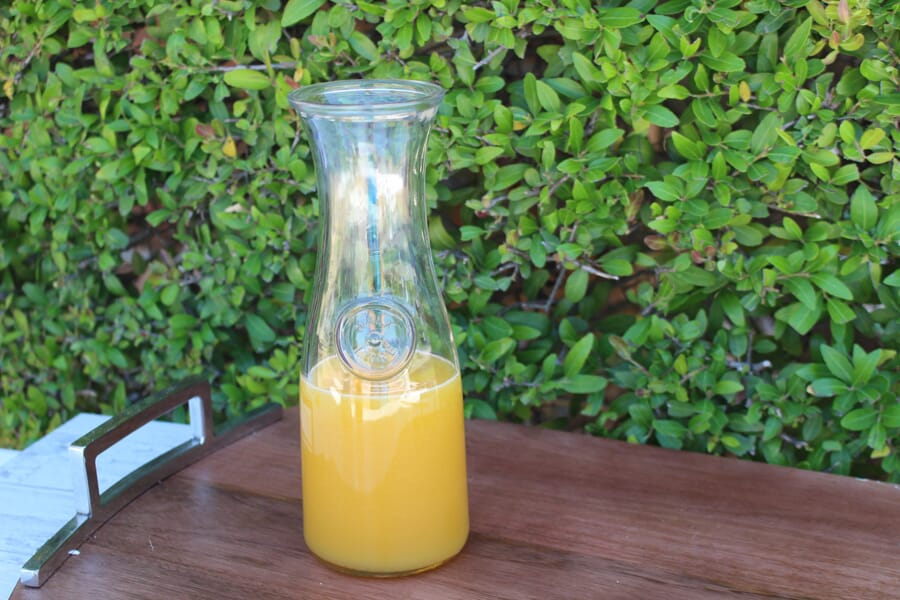Fake Orange Juice Carafe