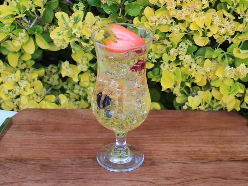 White Sangria Glass