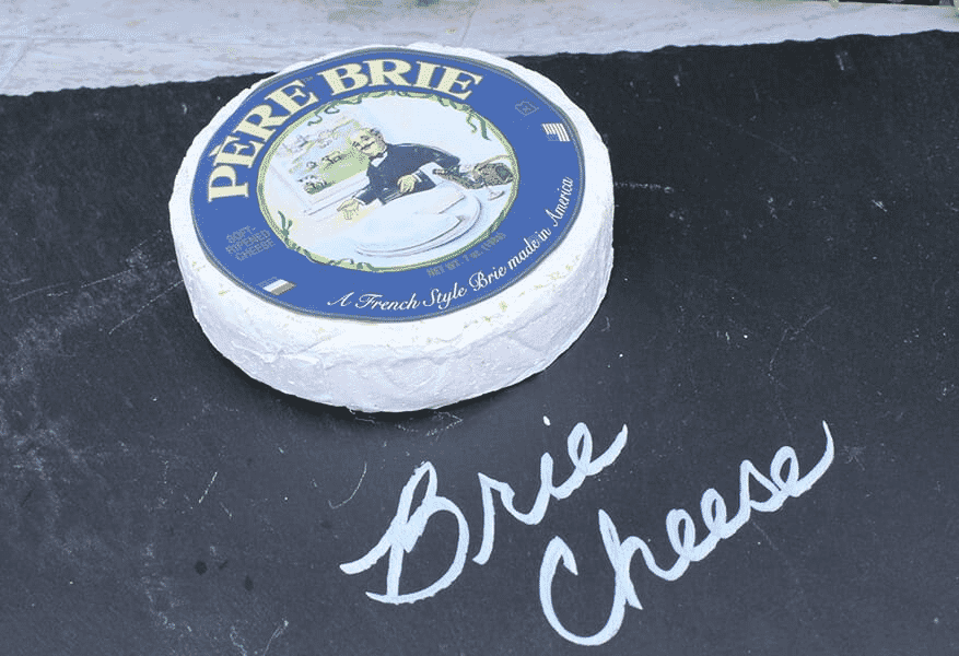 Fake Pere Brie Cheese Round