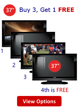 37 Prop TVs Buy 3, Get 1 Free Deals