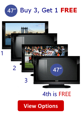 47 Prop TVs Buy 3, Get 1 Free Deals