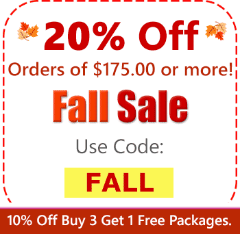 20% Order On Your Order of $175 or more Use Code FALL