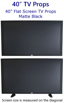 40 Inch Flat Screen TV Props - Scratch Resistant 40 Inch Big Screen Fake TV