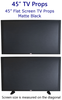 45 Inch Flat Screen TV Props - Scratch Resistant 45 Big Screen Fake TV