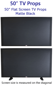 50 Inch Flat Screen TV Props - Scratch Resistant 50 Big Screen Fake TV