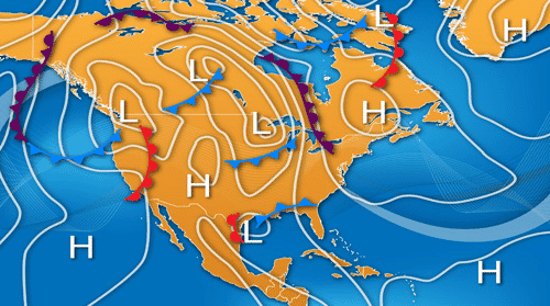 37" TV Screen Image #180 Weather Map (Screen Print Only. 37 Inch TV Prop Not Included)