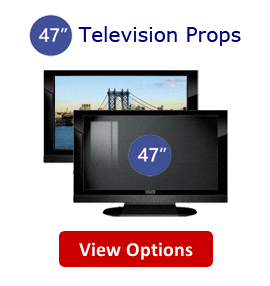 Fake 47 Flat Screen TV Props - 47 Inch Fake Flat Screen Telelvision Props for Model Homes, Home Builders & Home Stagers