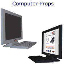 Shop Desktop Computer Props