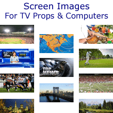 Stock Screen Images for TV Props & Computer Props