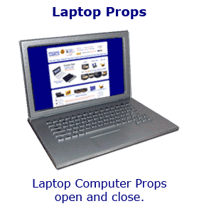 Fake Electronic Laptop Props