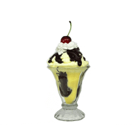 Fake Food Prop Displays: Fake Ice Cream, Artificial Sundaes, Fake Foods for Display from Props America.