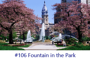 Fountain in the Park Screen Image