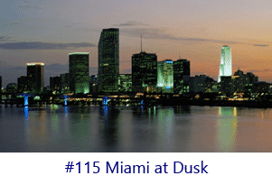 Miami at Dusk Screen Image