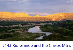 Rio Grande and the Chisos Mountains Screen Image