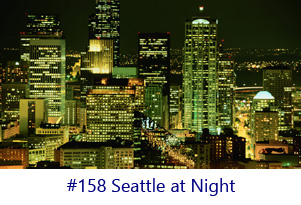 Seattle at Night Screen Image