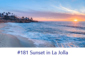 Sunset in La Jolla Screen Image